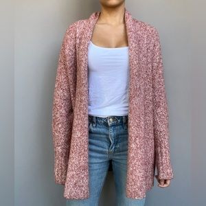 ANTHROPOLOGIE Women's Angel of the North Pink Chaucer Cardigan Sweater Size XS